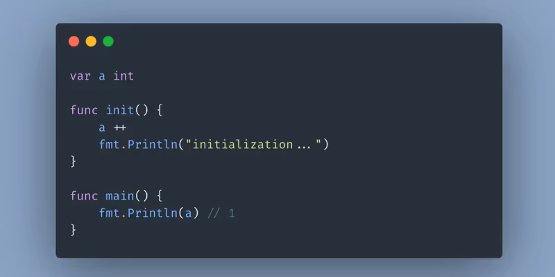 Go 语言中的 init 函数（译）